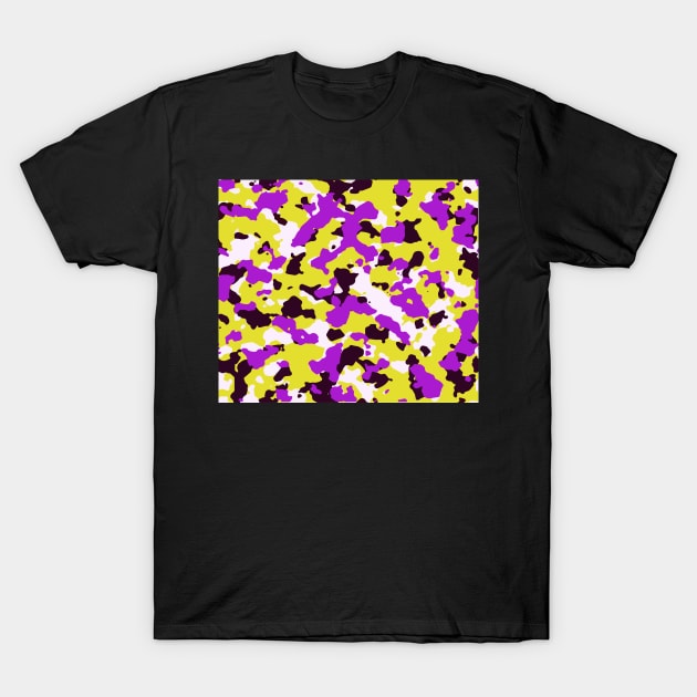 Camo Pattern 5 T-Shirt by Sunil Belidon